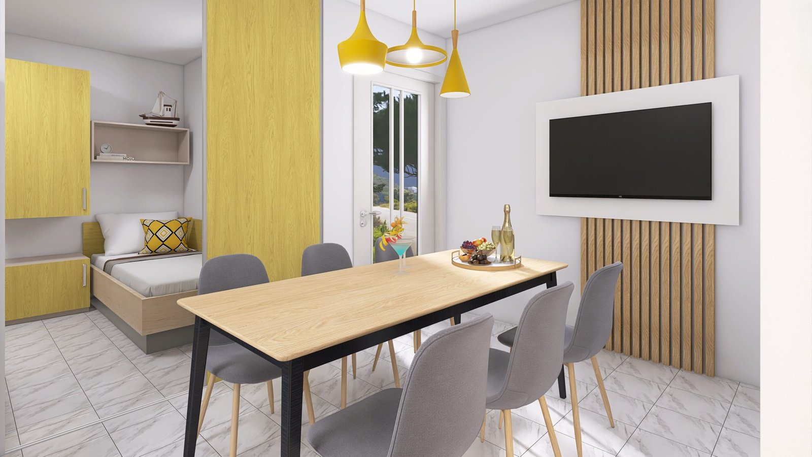 Apartmán pre 5 osôb | Apartmánový dom Vir, Chorvátsko