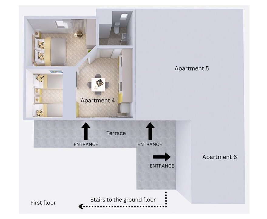 Apartmán Vir pre 4 osoby | Apartmánový dom Vir, Chorvátsko