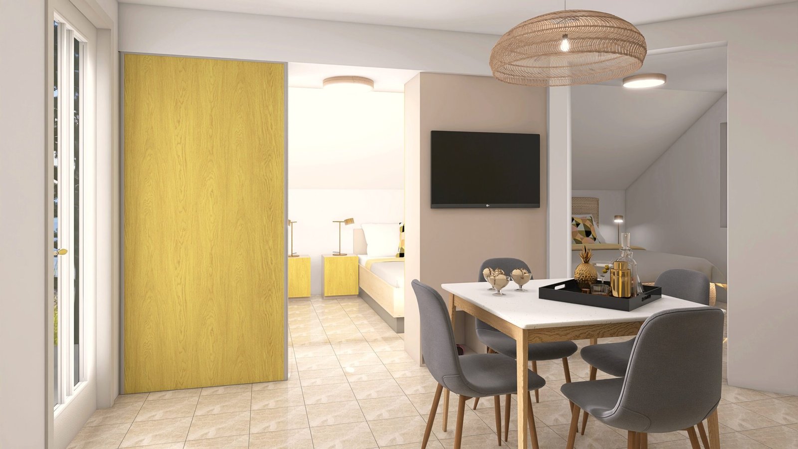 Apartmán pre 4 osoby | Apartmánový dom Vir, Chorvátsko
